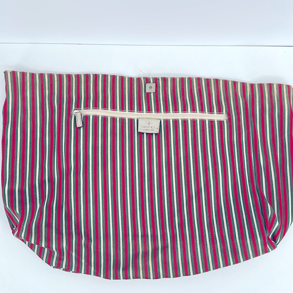 Authentic GUCCI Purse Lining-Red/Green - Picture 2 of 13